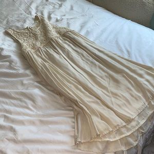 Cream Lace Dress